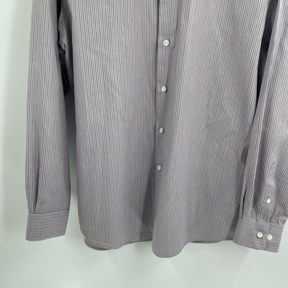 John varvatos purple detail button up size 17 43L - Picture 3 of 9